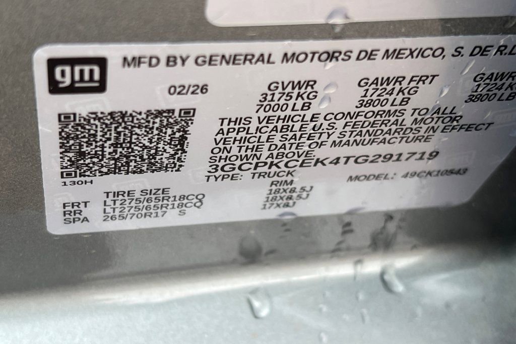 New 2026 Chevrolet Silverado 1500 Custom Trail Boss image 21