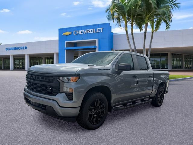 New 2026 Chevrolet Silverado 1500 Custom w/ Turbomax Blackout Package RWD image 3