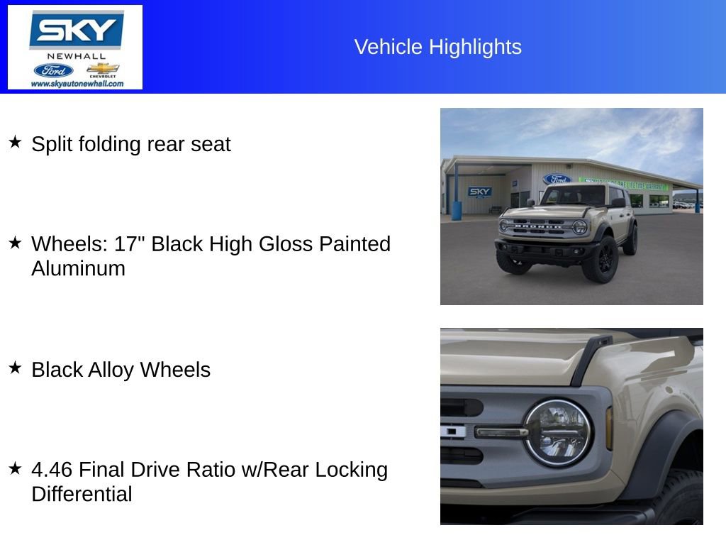 New 2025 Ford Bronco Big Bend w/ Black Diamond Package image 33