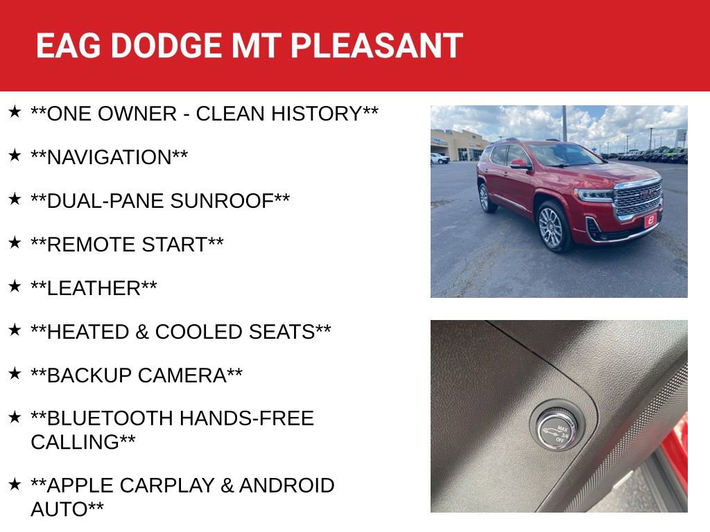 Used 2023 GMC Acadia Denali w/ Denali Ultimate Package FWD image 4