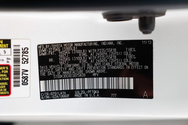 Used 2014 Toyota Sienna Limited w/ Limited Premium Package AWD/4WD image 57
