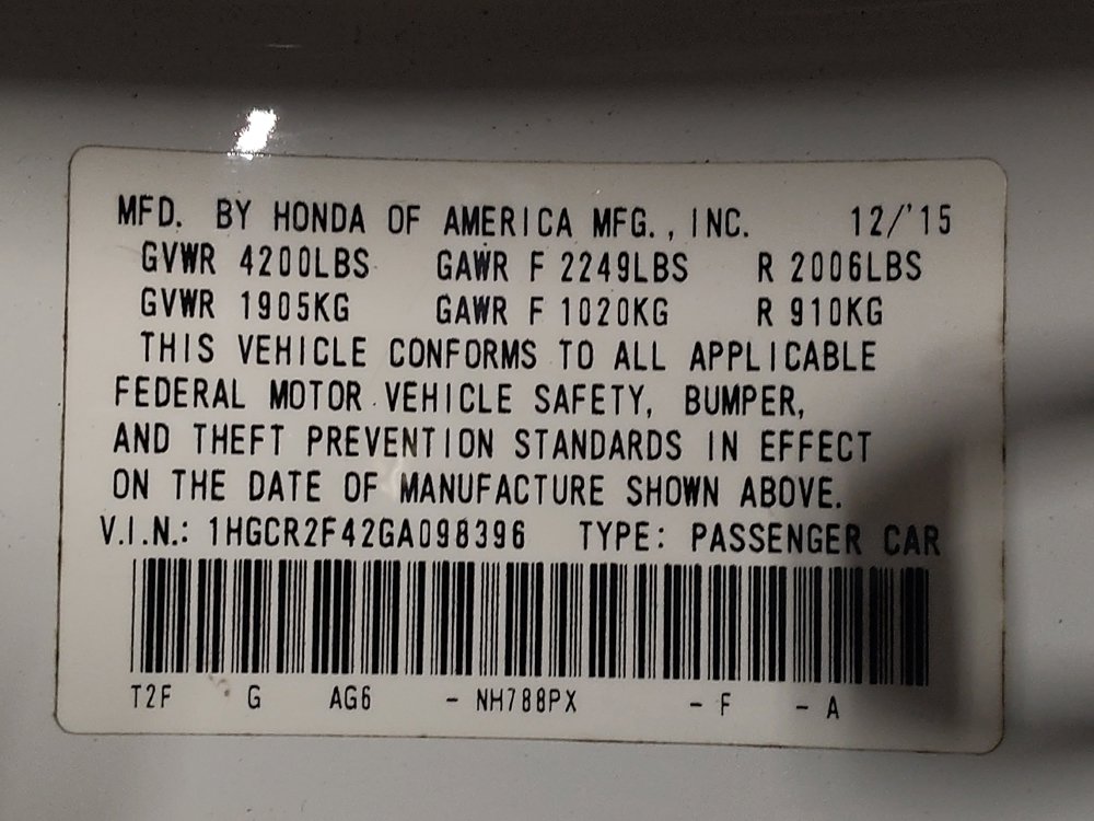 Used 2016 Honda Accord LX image 33