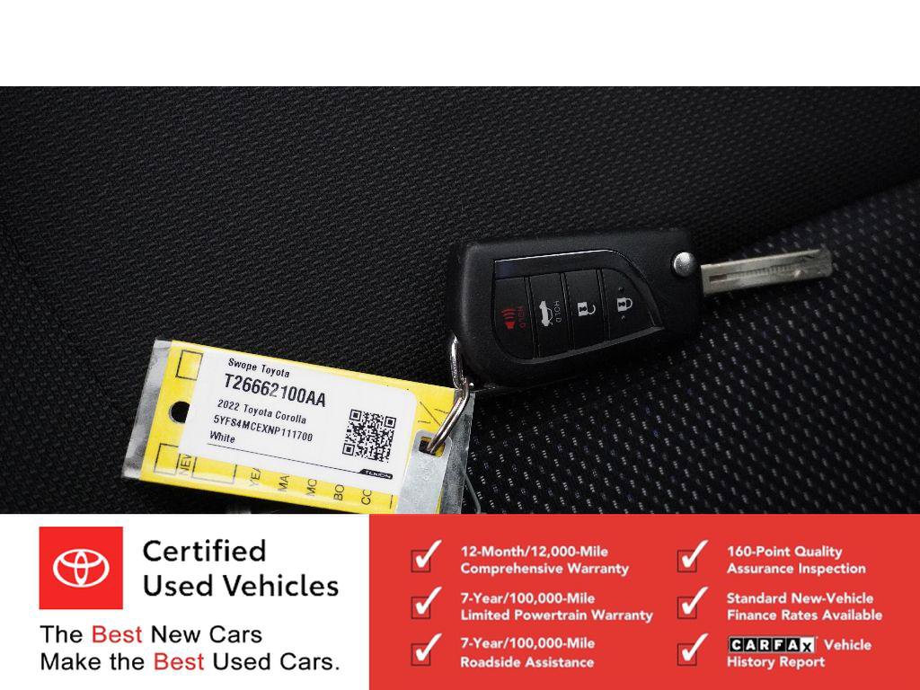 Certified 2022 Toyota Corolla SE w/ Carpet Mat Package (TMS) FWD image 27