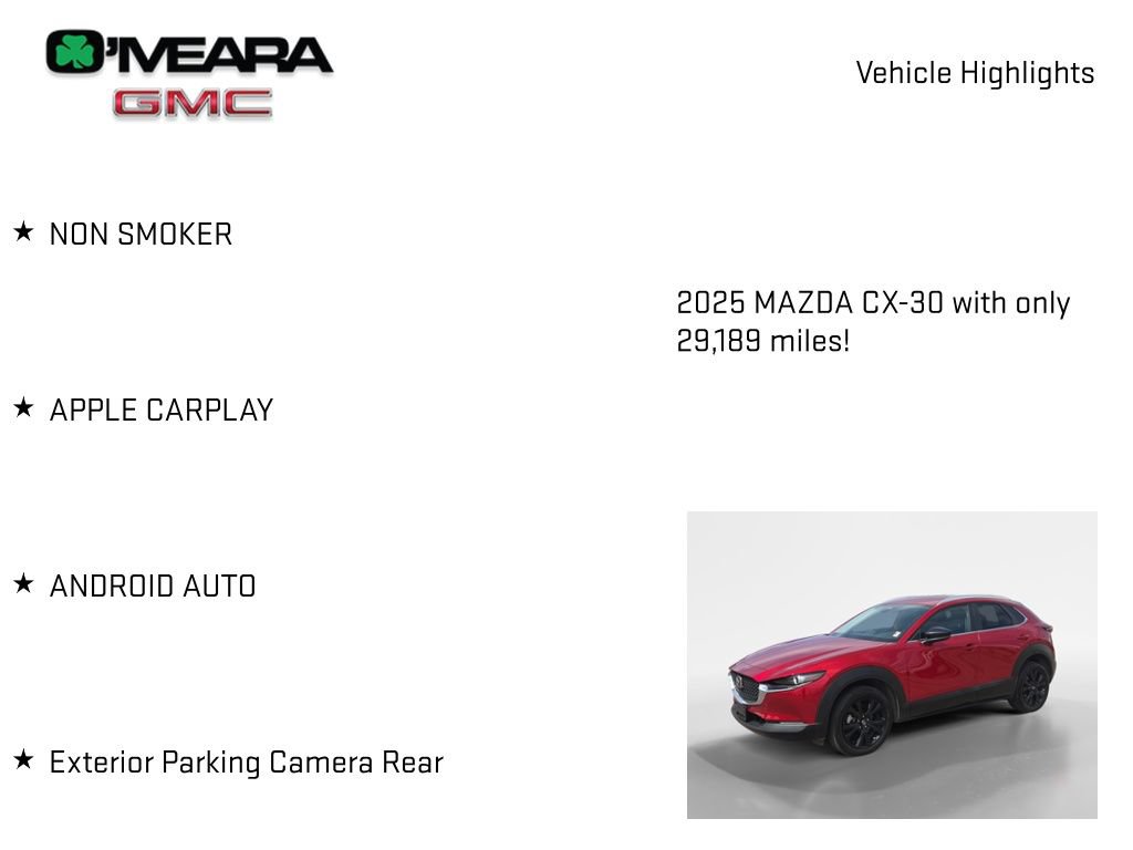 Used 2025 MAZDA CX-30 AWD 2.5 S w/ Select Sport Pkg image 7