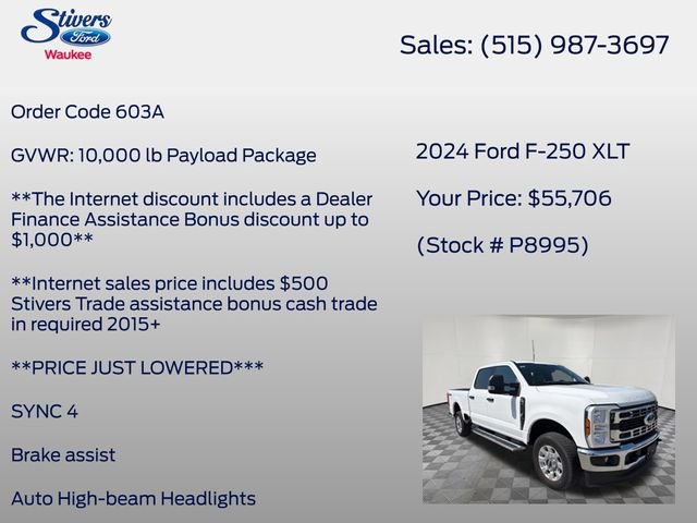 Used 2024 Ford F250 XLT AWD/4WD image 8