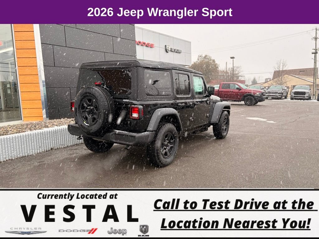 New 2026 Jeep Wrangler Unlimited Sport AWD/4WD image 5