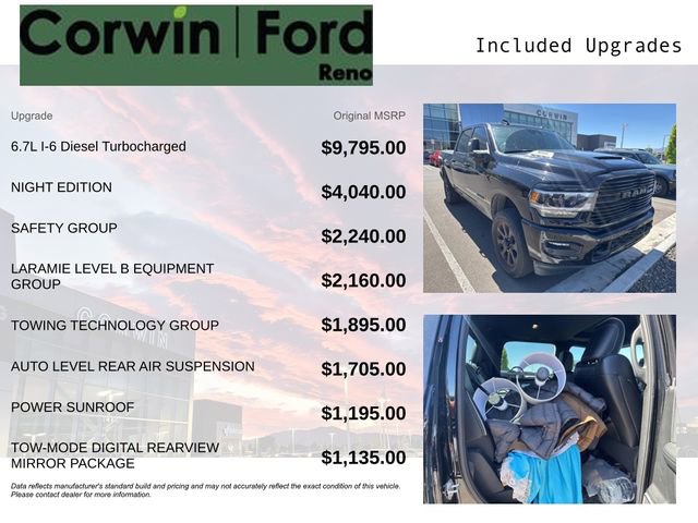 Used 2024 RAM 2500 Laramie w/ Night Edition AWD/4WD image 3