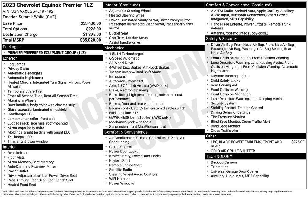 Certified 2023 Chevrolet Equinox Premier AWD/4WD image 10