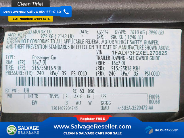 Used 2014 Ford Focus SE FWD image 16