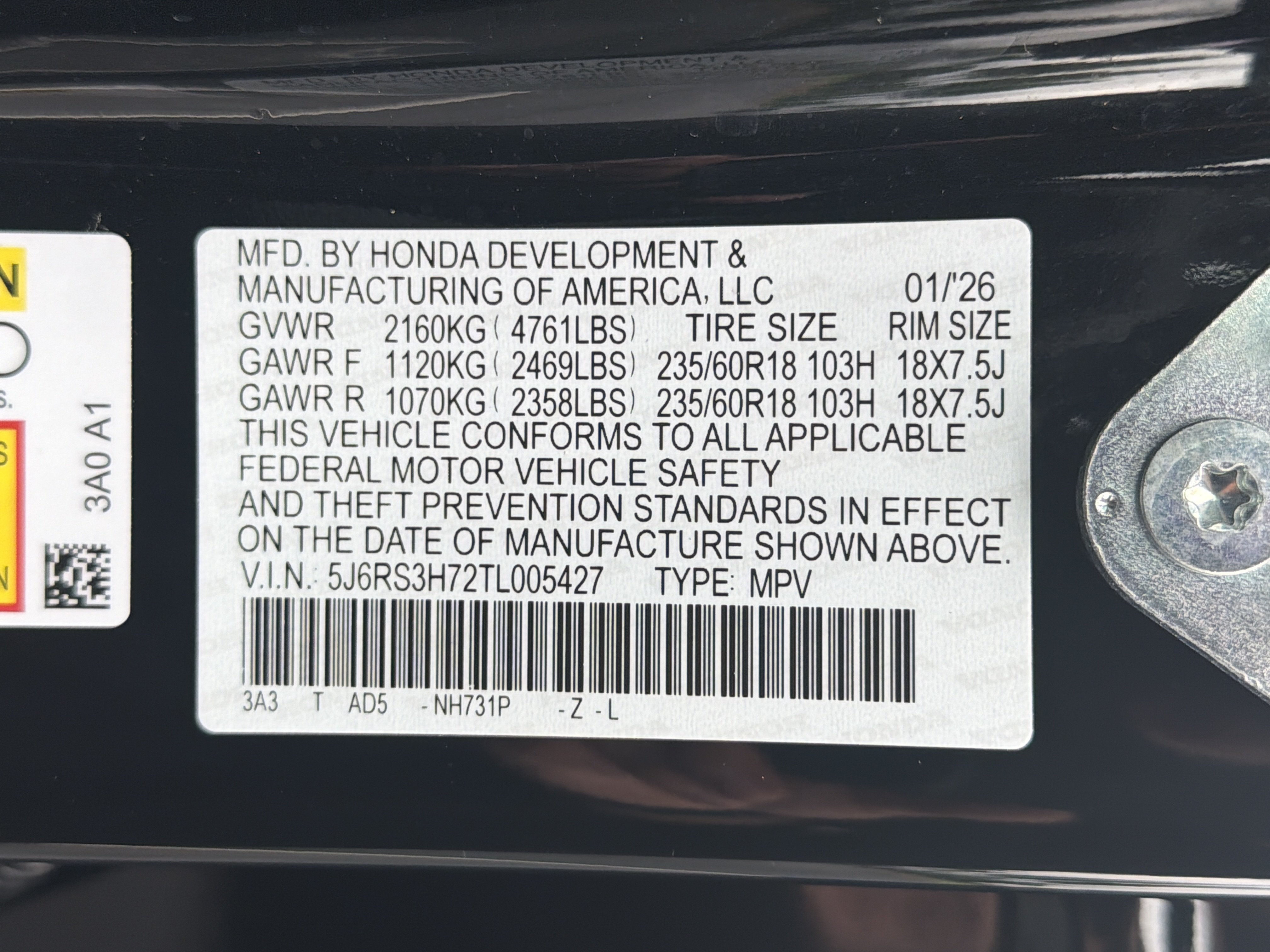 Certified 2026 Honda CR-V EX-L image 36