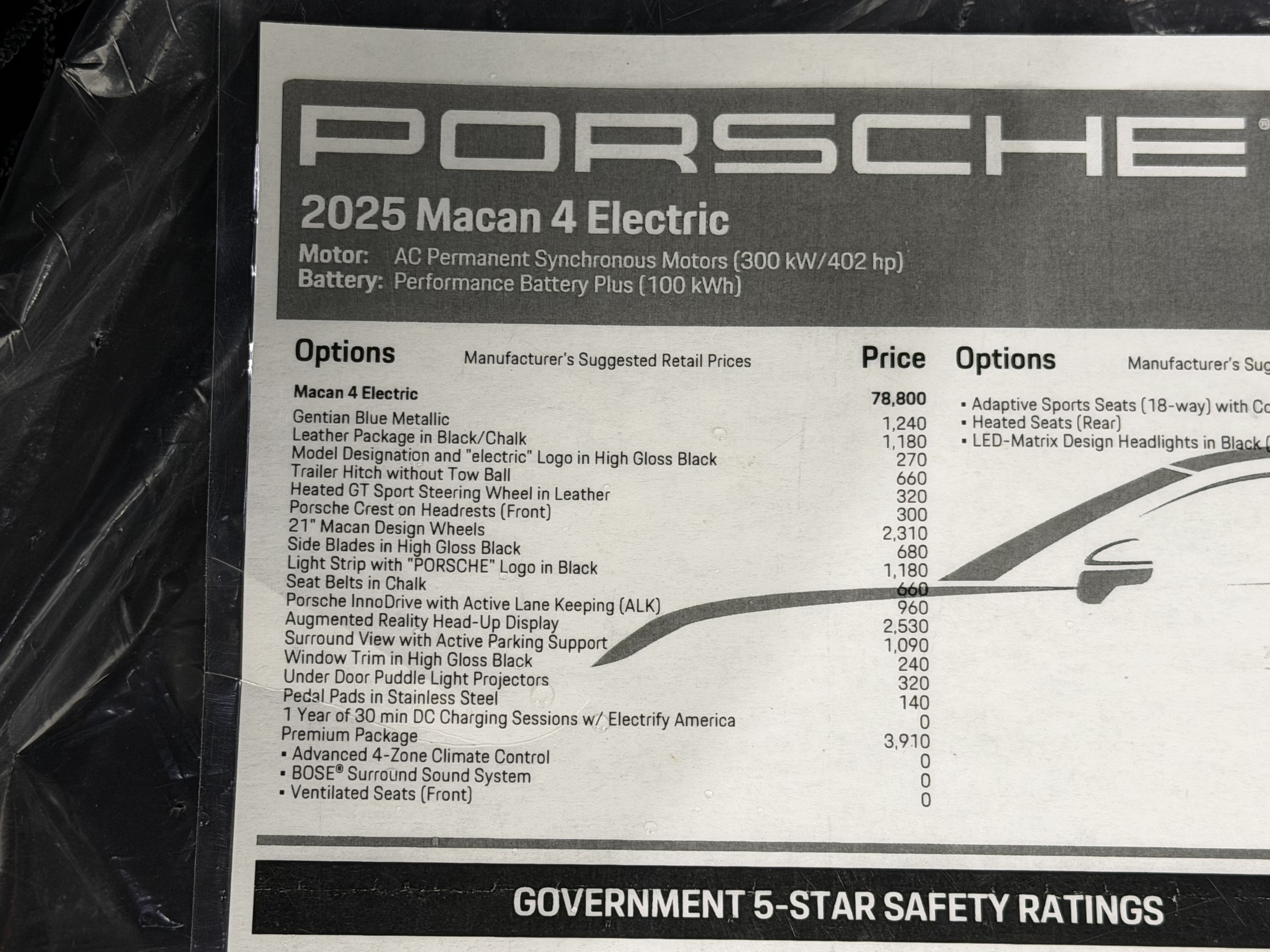 Certified 2025 Porsche Macan 4 Electric AWD/4WD image 62