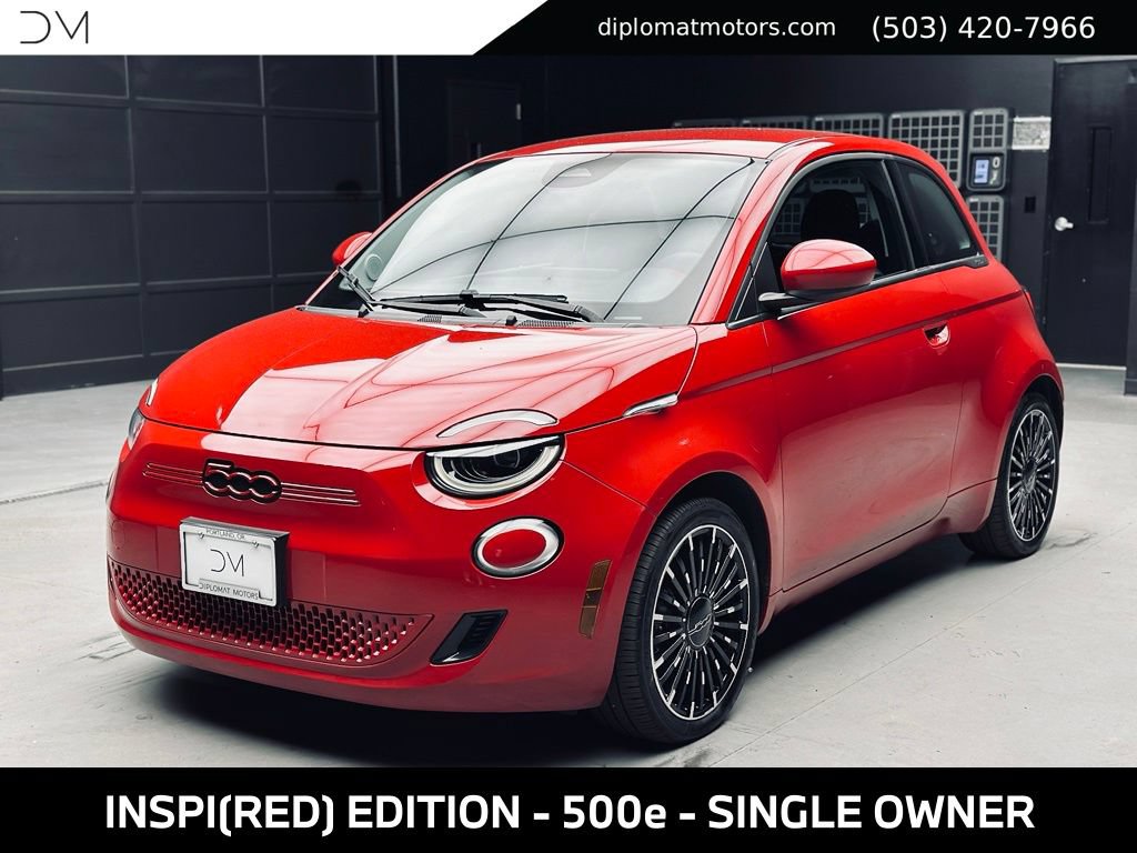 Used 2024 FIAT 500 e (RED)