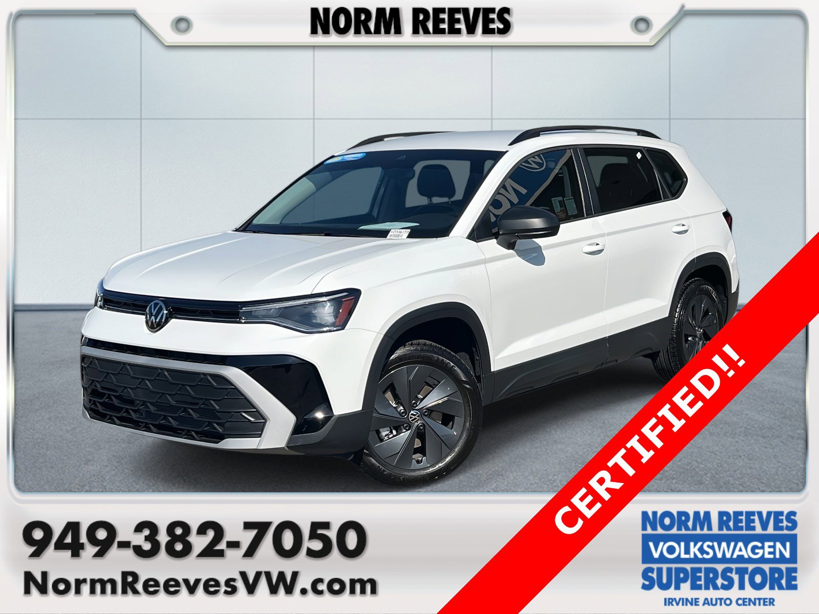 Certified 2025 Volkswagen Taos S