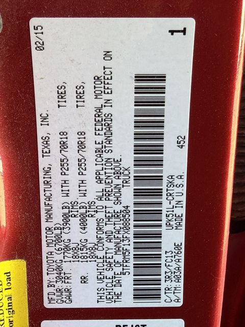 Used 2015 Toyota Tundra SR5 image 30