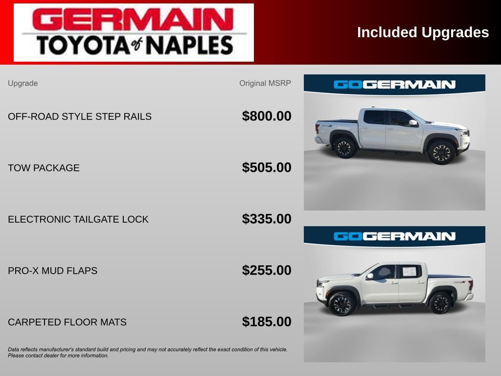 Used 2023 Nissan Frontier Pro-X w/ Tow Package image 4