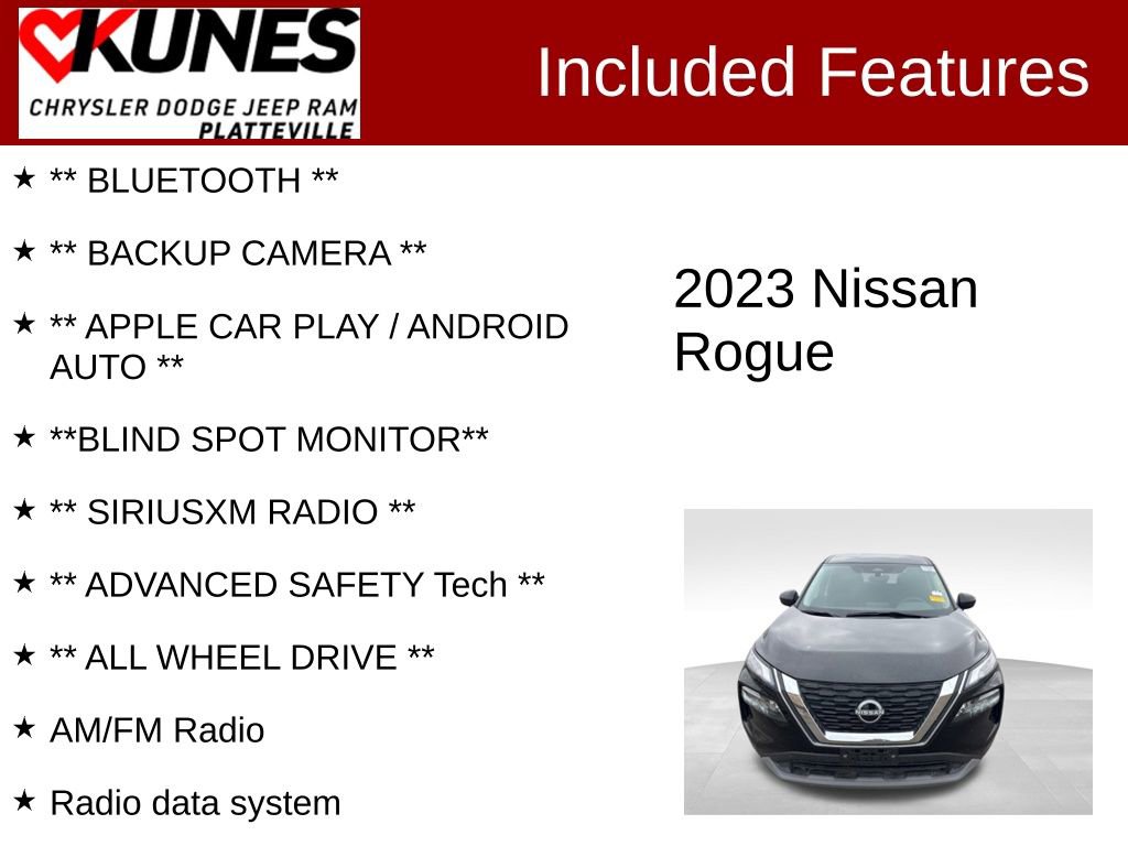 Used 2023 Nissan Rogue S image 2