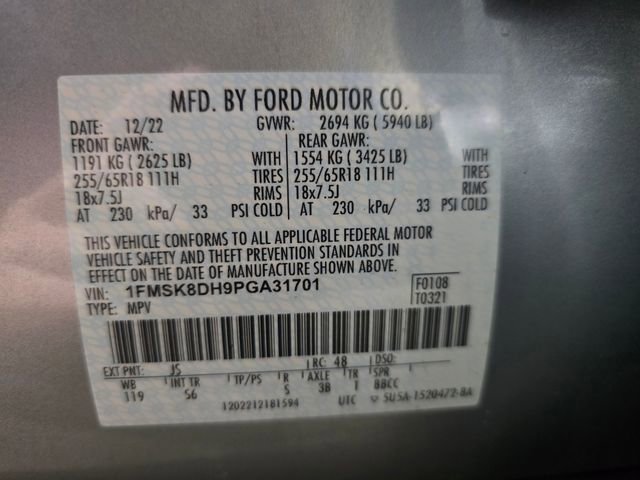 Used 2023 Ford Explorer XLT w/ Equipment Group 202A AWD/4WD image 29