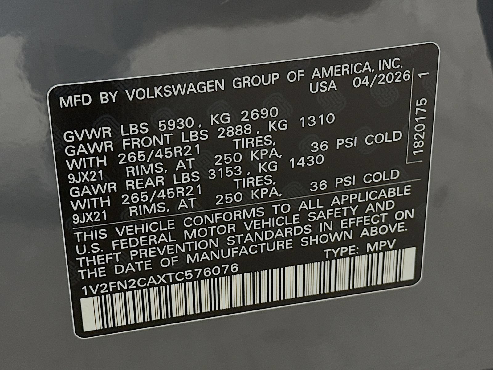 New 2026 Volkswagen Atlas SEL Premium R-Line AWD/4WD image 51