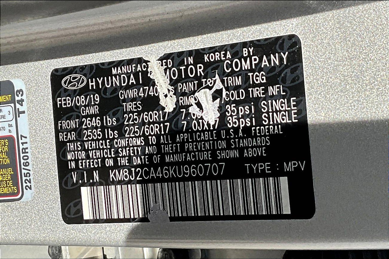 Used 2019 Hyundai Tucson SE w/ Cargo Package image 35