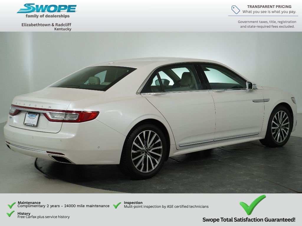 Used 2017 Lincoln Continental Select w/ Technology Package FWD image 3