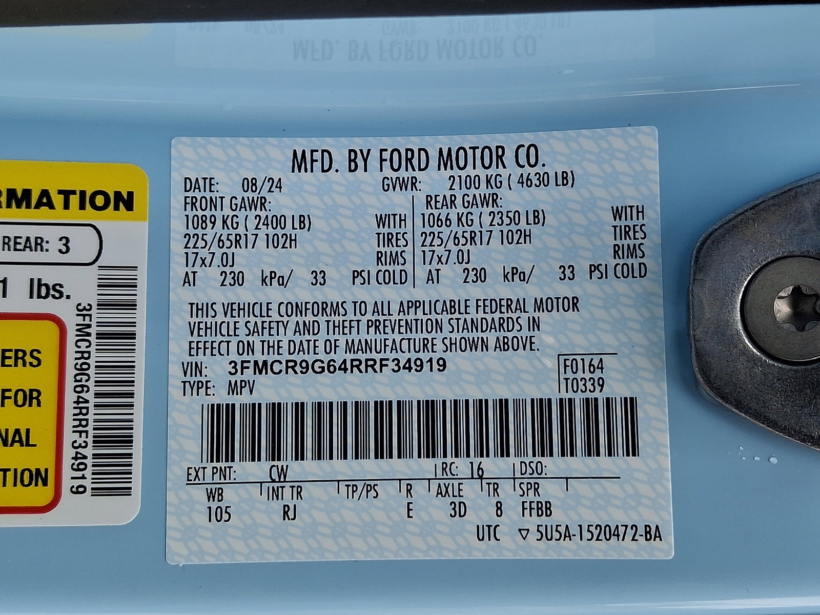 Used 2024 Ford Bronco Sport Heritage w/ Heritage Convenience Package image 27