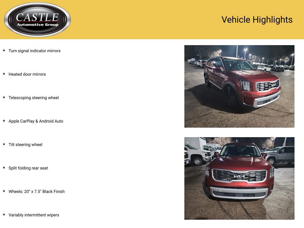 Used 2023 Kia Telluride S w/ S Sunroof Package image 7