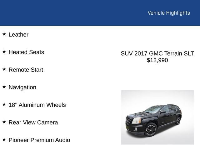 Used 2017 GMC Terrain SLT w/ Open Road Package image 2