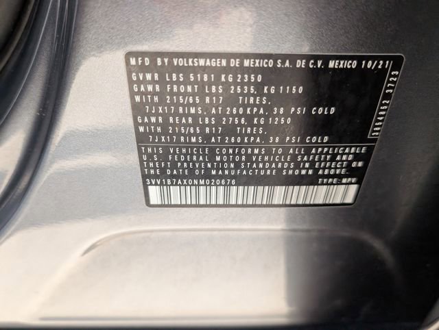 Used 2022 Volkswagen Tiguan S image 40