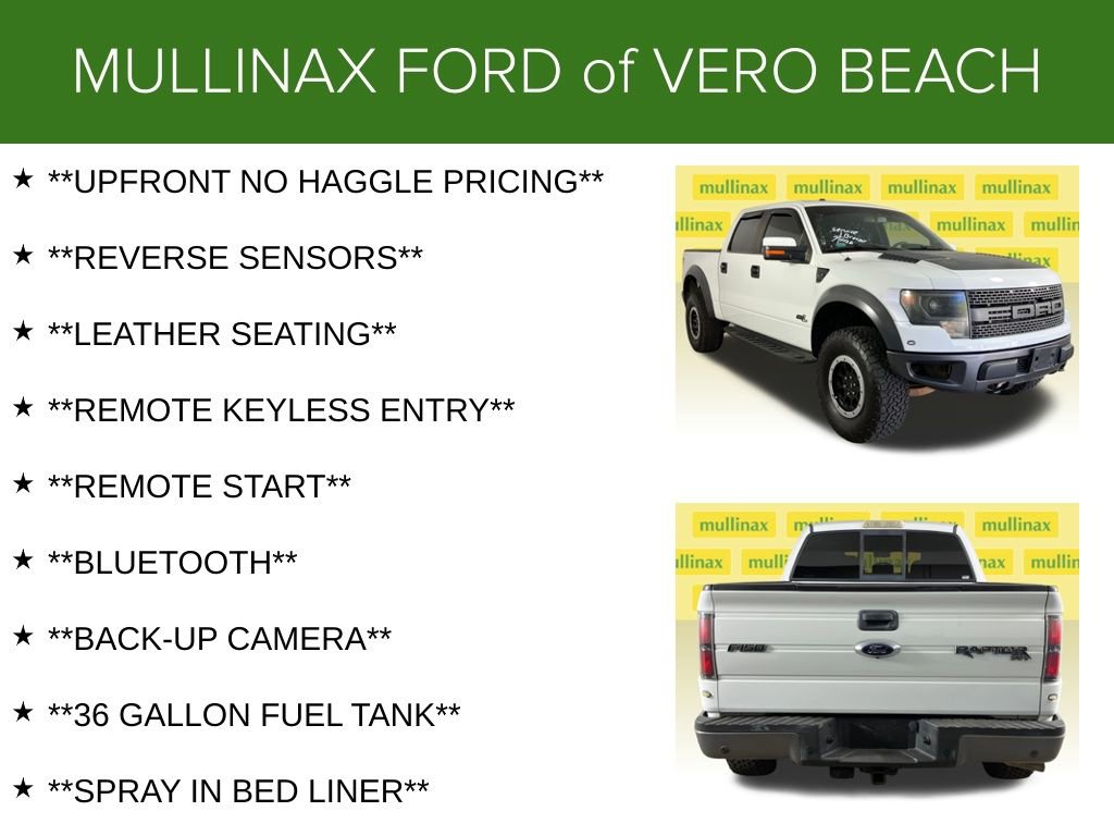 Used 2014 Ford F150 Raptor w/ Equipment Group 801A Luxury image 5