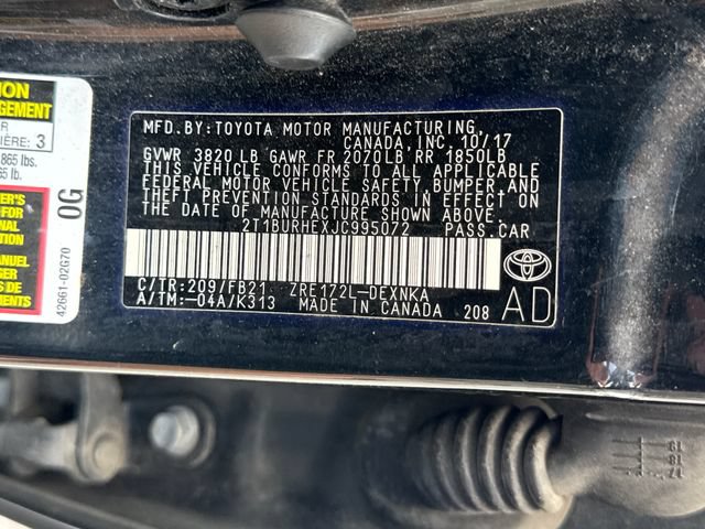 Used 2018 Toyota Corolla LE w/ Carpet Mat Package (TMS) FWD image 22