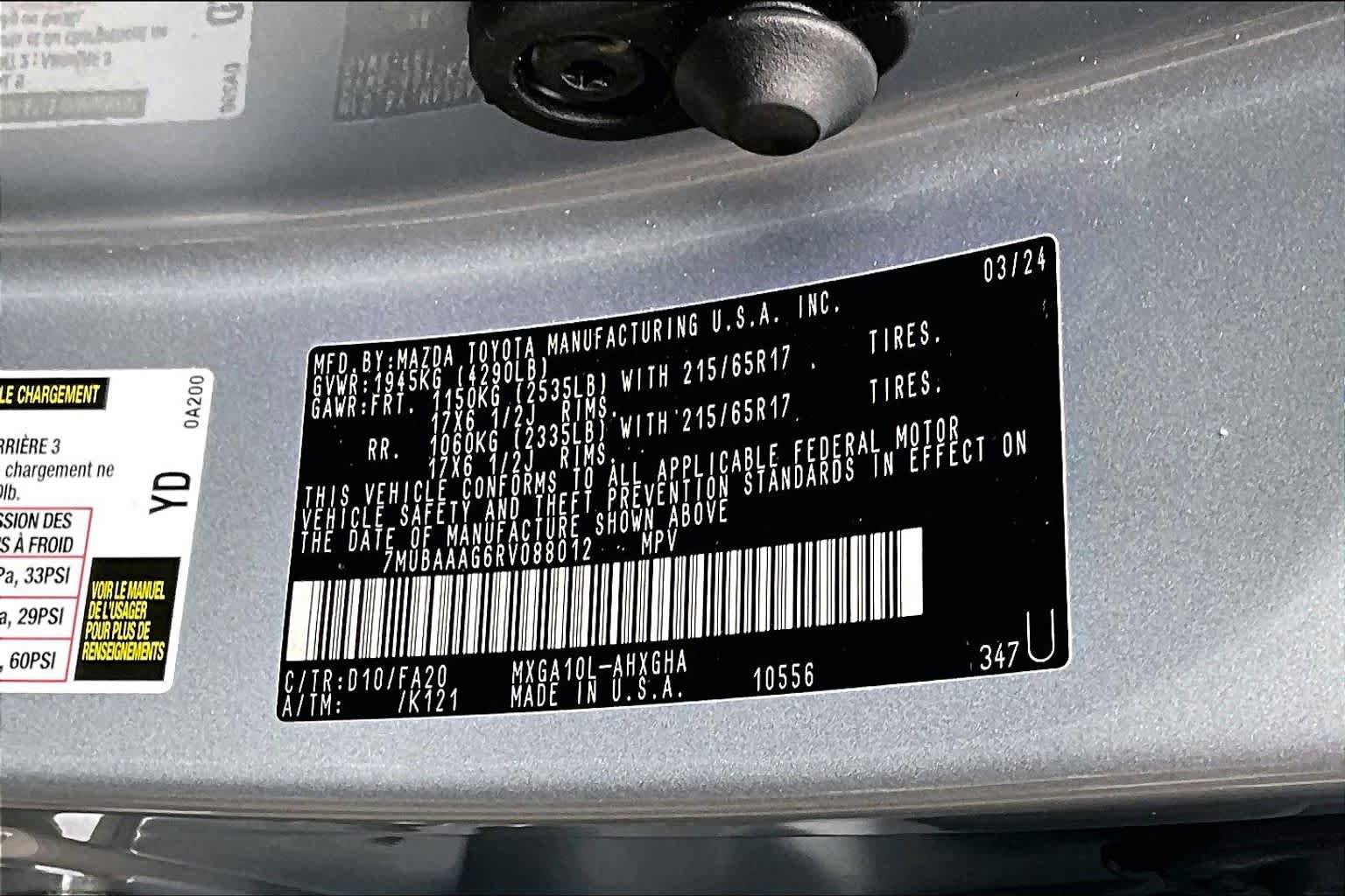 Certified 2024 Toyota Corolla Cross LE w/ Moonroof Package FWD image 34