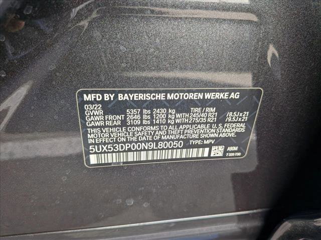 Used 2022 BMW X3 xDrive30i w/ M Sport Package 2 AWD/4WD image 16