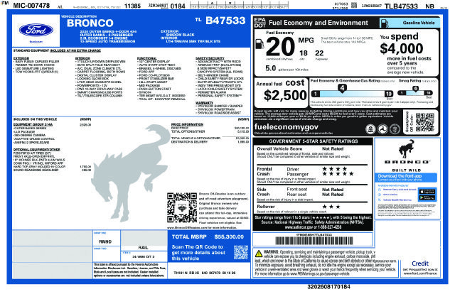 New 2026 Ford Bronco Outer Banks AWD/4WD image 4