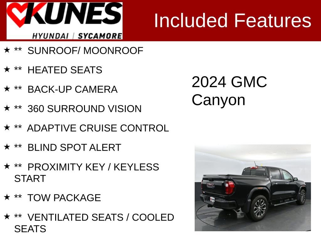 Used 2024 GMC Canyon Denali AWD/4WD image 2