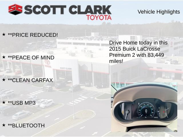 Used 2015 Buick LaCrosse Premium w/ Driver Confidence Package #1 image 7