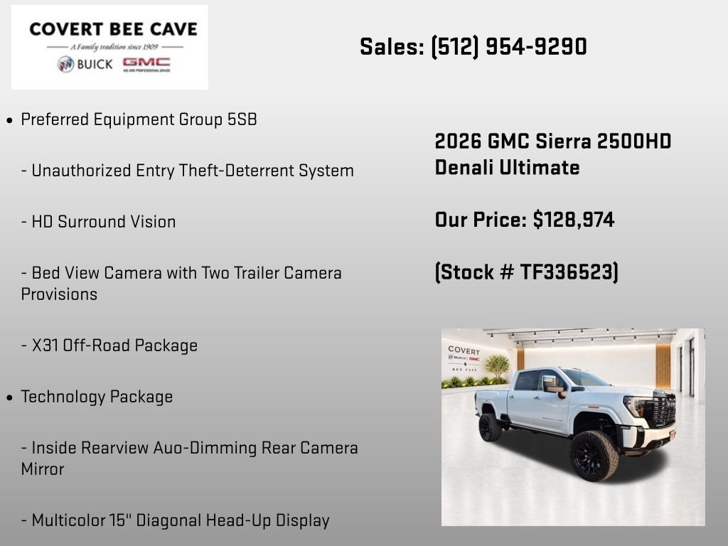 New 2026 GMC Sierra 2500 Denali Ultimate AWD/4WD image 37