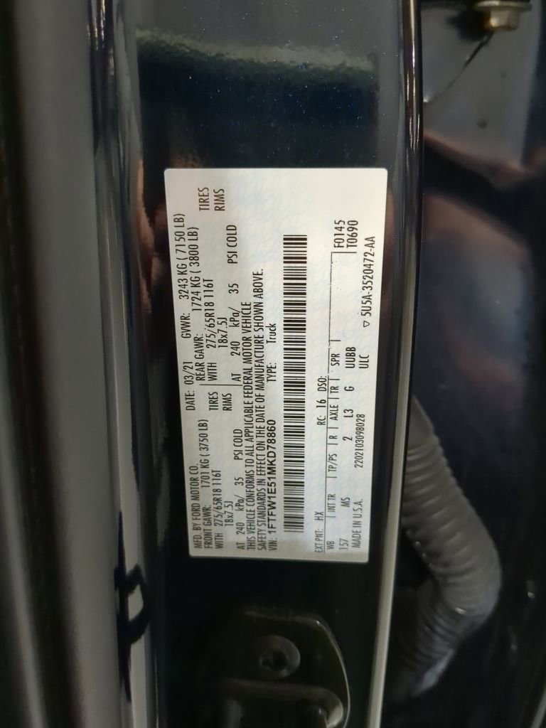 Used 2021 Ford F150 XLT w/ Equipment Group 302A High image 14