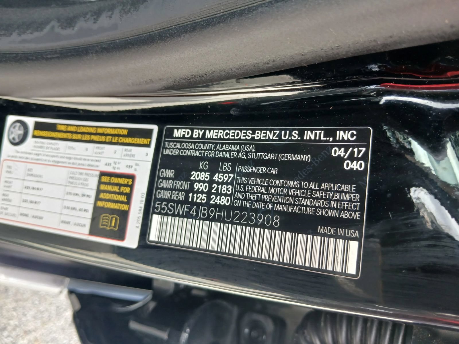 Used 2017 Mercedes-Benz C 300 Sedan w/ Premium 1 Package image 8