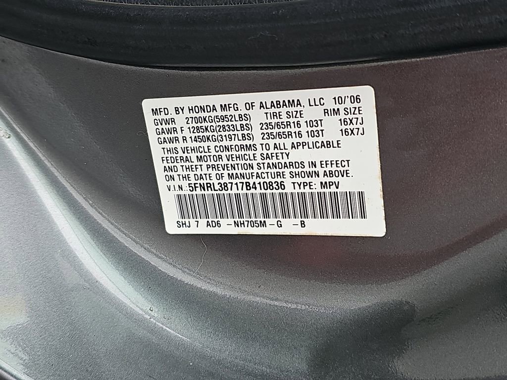 Used 2007 Honda Odyssey EX-L image 37