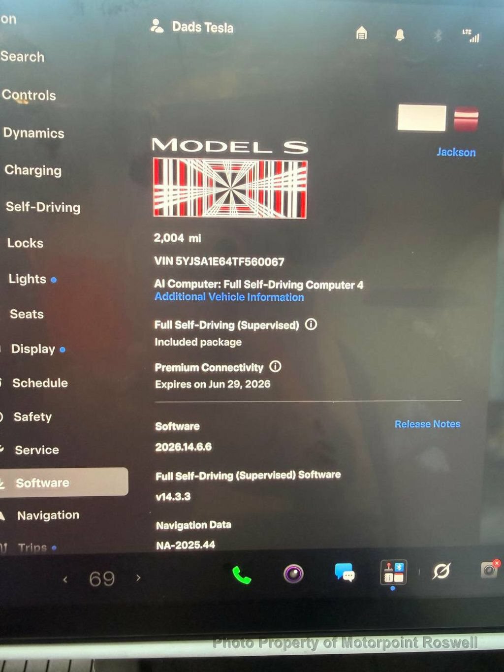 Used 2026 Tesla Model S Plaid AWD/4WD image 5