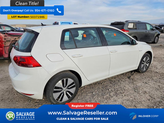 Used 2016 Volkswagen e-Golf SE w/ DC Fast Charging Package FWD image 4