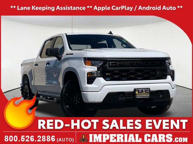 Used 2023 Chevrolet Silverado 1500 Custom w/ LPO, Dark Essentials Package
