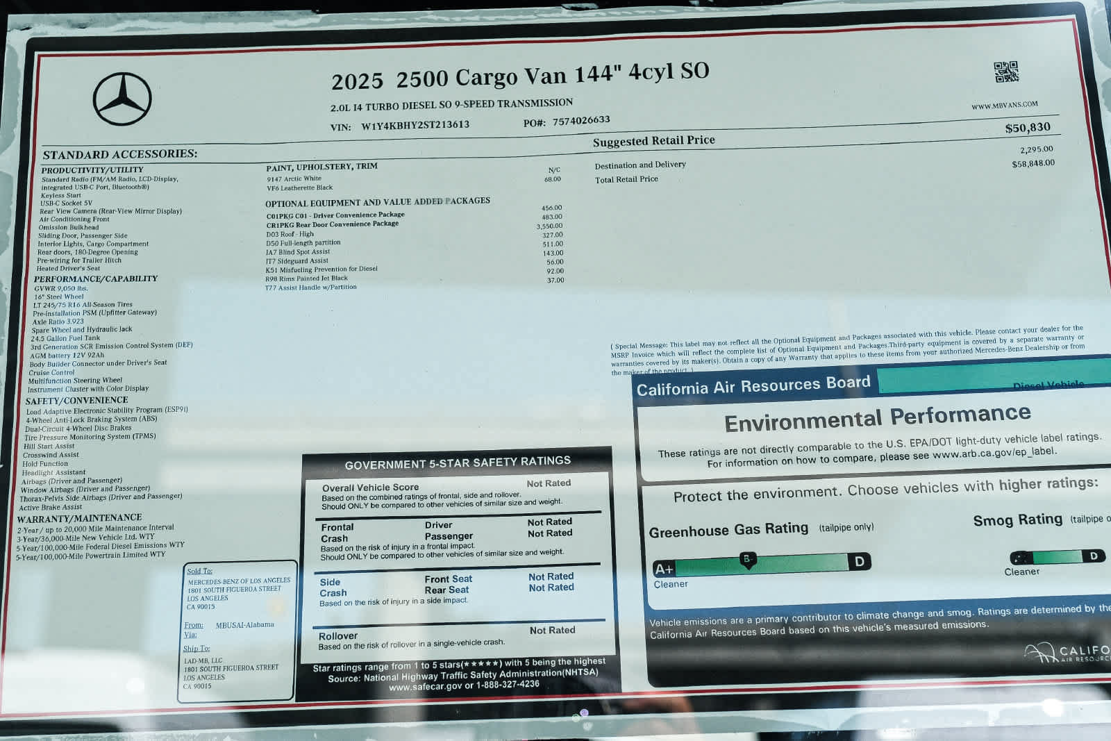 New 2025 Mercedes-Benz Sprinter 2500 image 28