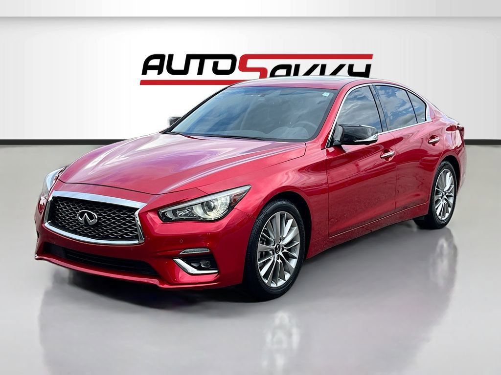 Used 2023 INFINITI Q50 Luxe w/ Cargo Package RWD image 3