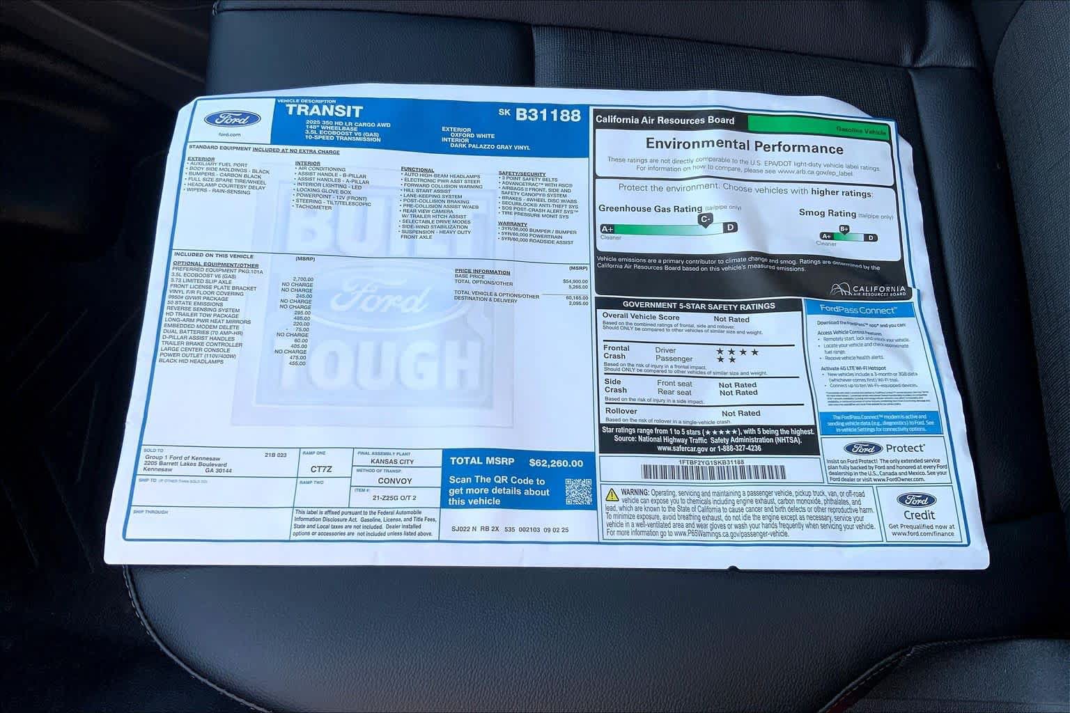New 2025 Ford Transit 350 148 Low Roof AWD image 17