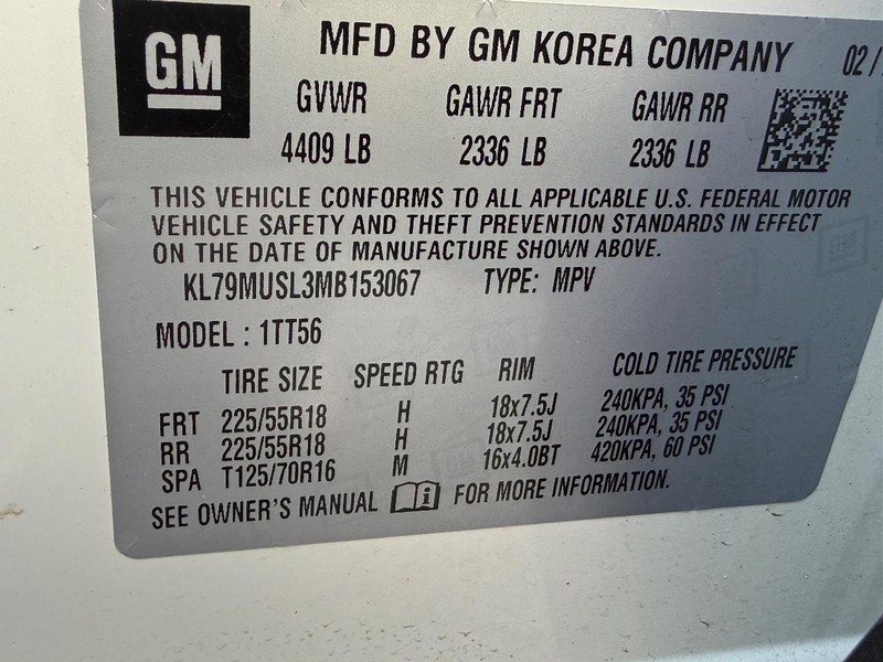 Used 2021 Chevrolet TrailBlazer RS w/ Sun and Liftgate Package image 24