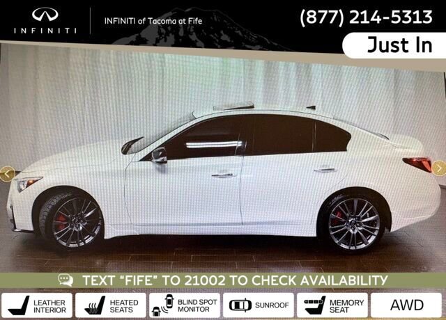 Used 2021 INFINITI Q50 Red Sport 400 w/ Proactive Package image 1