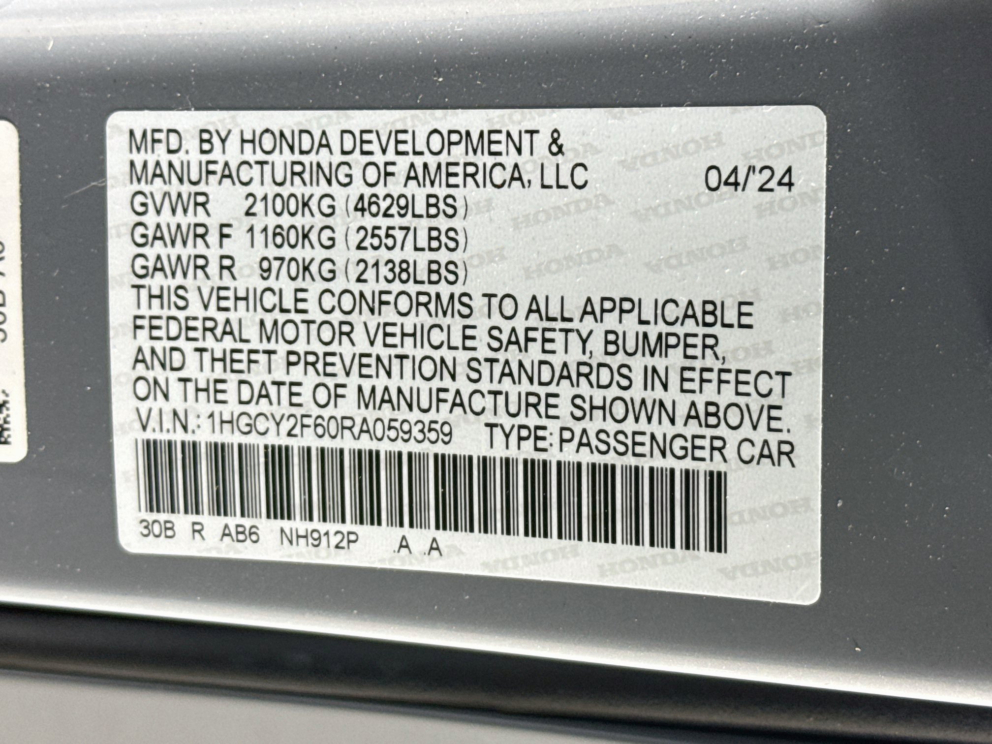 Used 2024 Honda Accord EX-L image 38