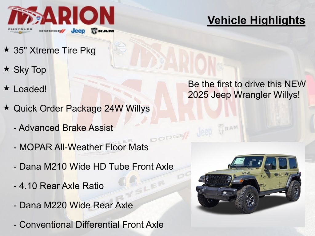 New 2025 Jeep Wrangler Unlimited Sport AWD/4WD image 5