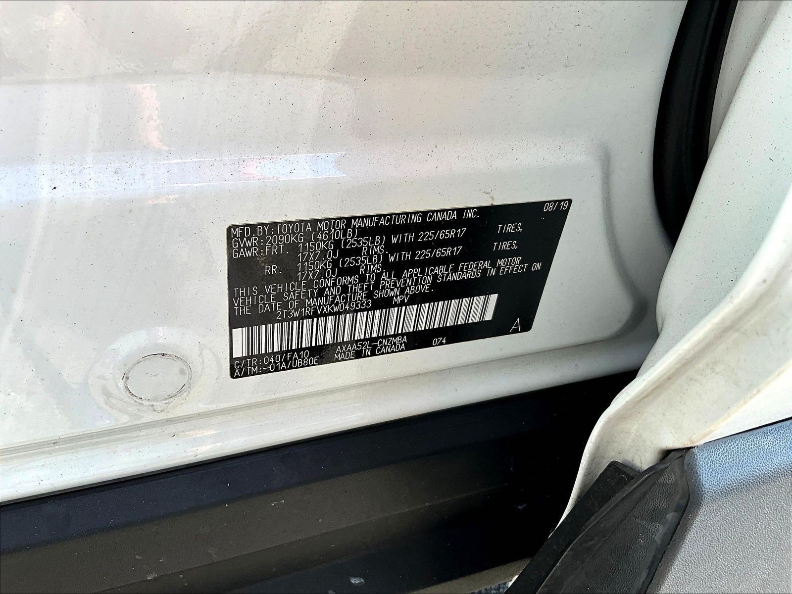 Used 2019 Toyota RAV4 XLE FWD image 17